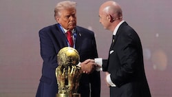 Gianni Infantino (re.) und Donald Trump