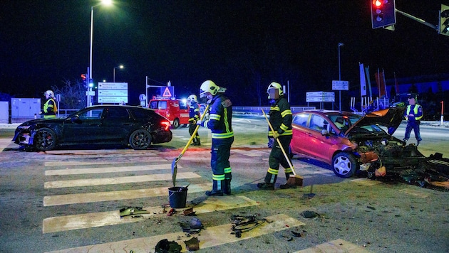 Der Unfall passierte beim Linksabbiegen.