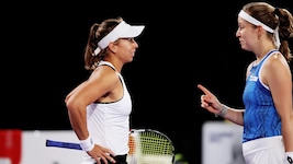 Österreichs Nummer 2, die Vorarlbergerin Julia Grabher(li.), wurde von der Wienerin Sinja Kraus ...