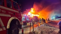 Ein Bürogebäude in exponierter Lage brannte lichterloh