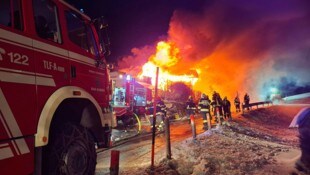 Ein Bürogebäude in exponierter Lage brannte lichterloh
