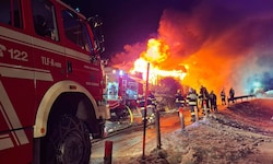 Ein Bürogebäude in exponierter Lage brannte lichterloh