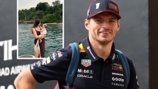 Max Verstappen urlaubt mit seiner Familie.