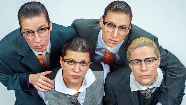 Das klagenfurter Ensemble bringt mit „kunstschmutzen“ eine „jandl schau“.