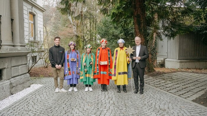 Die Bregenzerwälderinnen waren bereits am 27. Dezember zu Besuch in Feldkirch.