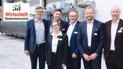Das Team der Firma Bühler Wafer Solutions in Leobendorf. 