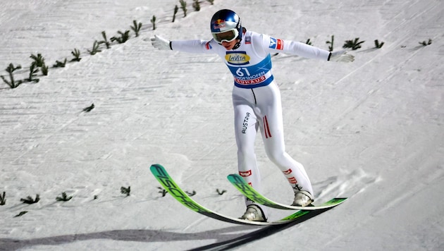 Stephan Embacher sprang in der Quali in Bischofshofen auf Rang zwei.
