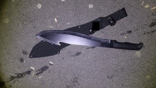 Der 15-Jährige war mit einer Machete unterwegs.