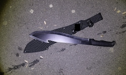 Der 15-Jährige war mit einer Machete unterwegs.