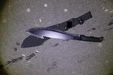 Der 15-Jährige war mit einer Machete unterwegs.