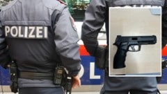 Einer der Jugendlichen hatte unter seinem T-Shirt eine Luftdruckpistole versteckt.