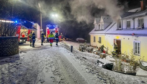 Das betroffene Wohnhaus in Naas bei Weiz