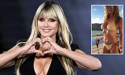 Heidi Klum zeigt im Urlaub, dass sie auch an den Feiertagen Vollgas gibt. Im knappen Bikini ...