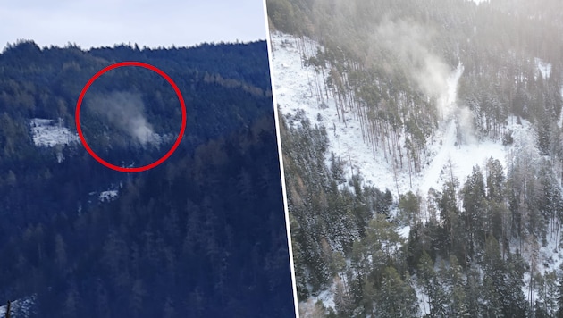 It was indeed smoke and a forest fire. In the end, it was a curious false alarm.