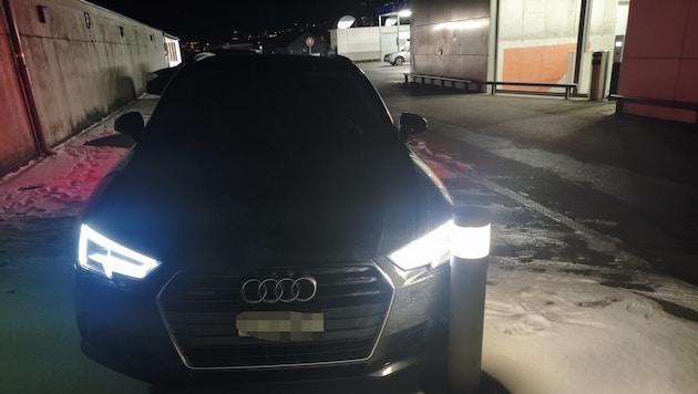 Ganz unfallfrei ging auch der Parkvorgang bei der Tankstelle in Trübbach nicht über die Bühne.