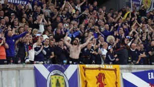 Schottlands Fans sind heiß auf die WM im Sommer.