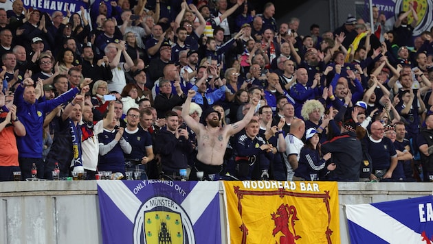 Schottlands Fans sind heiß auf die WM im Sommer.