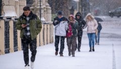 Ein eher ungewohntes Bild – schneebedeckte Straßen in Spanien.