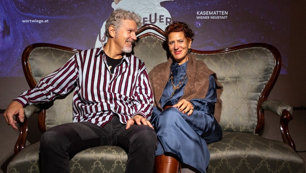 Erfolgsduo: Anna Luca Krassnigg und Christian Mair leiten die „Wortwiege“