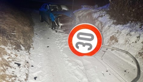 Am Auto entstand massiver Schaden.