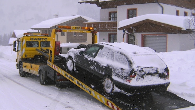Die Helfer des ÖAMTC Salzburg sind in diesen Tagen voll gefordert.