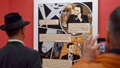 Gut besucht war die Comicausstellung in Altaussee.  