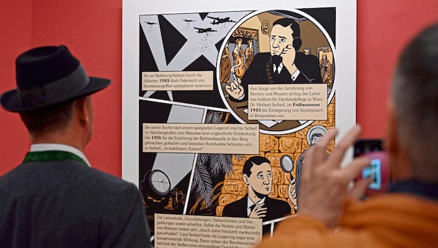 Gut besucht war die Comicausstellung in Altaussee.