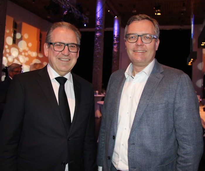 Wünschen sich mehr Aufbruchsstimmung und weniger Bürokratie: Karlheinz Wex (li.) und Holger ...