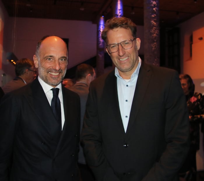 Peter Stenico (links) und Hannes Wörner folgten ebenfalls der Einladung.