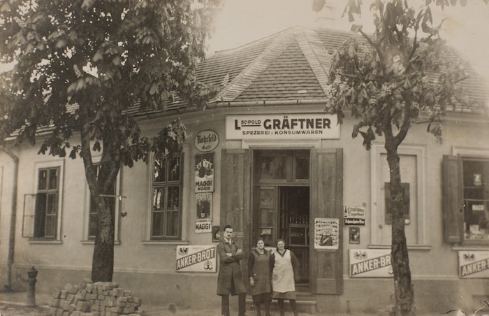 Gemischtwarenhandel: So sah das erste Geschäft der Familie Gräftner in Baden aus