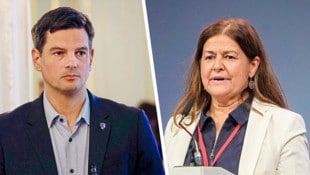 Verbaler Schlagabtausch zwischen Hannes Amesbauer und Doris Kampus. 