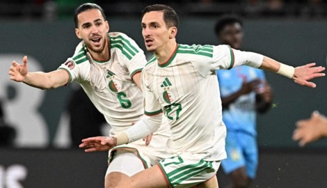 Algerien hat sich ins Viertelfinale des Afrika Cups gezittert. 