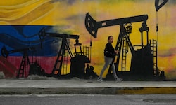 Eine Wandmalerei in Caracas