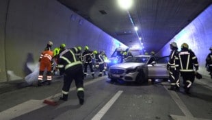 Der Pfändertunnel war zwischen 16 und 17.15 Uhr in beide Fahrtrichtungen gesperrt.