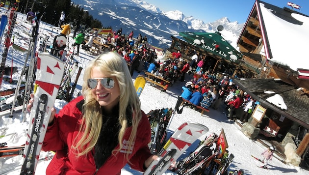 Strahlender Sonnenschein und Spaß auch auf der Hütte: So stellen sich viele den perfekten Skitag ...