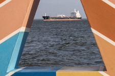 Ein Öltanker vor der Küste Venezuelas