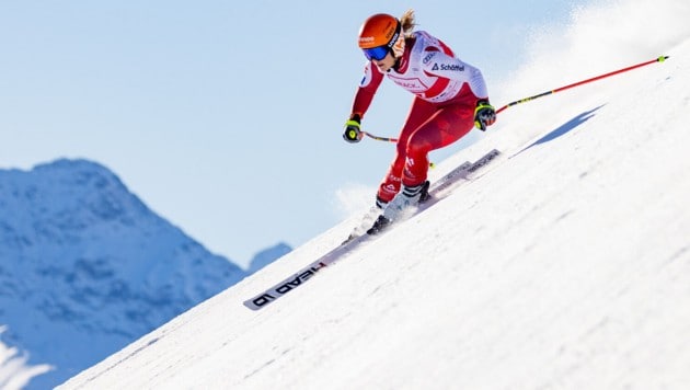 Zuletzt feierte Leonie Zegg in der Abfahrt von St. Moritz ihren ersten Sieg im Europacup.