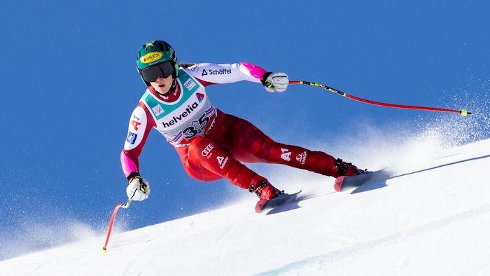 Emily Schöpf gab im Dezember in St. Moritz ihr Comeback nach Kreuzbandriss.