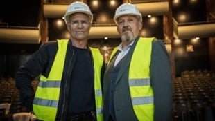 In der baufälligen Kölner Oper müssen Ballauf und Schenk mit der nötigen Schutzausrichtung ...