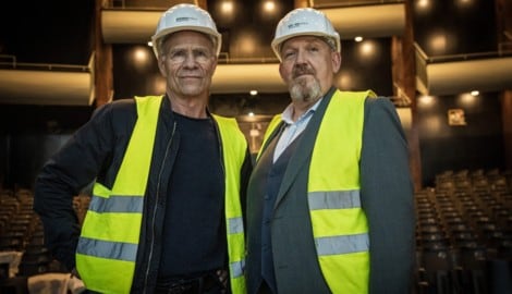 In der baufälligen Kölner Oper müssen Ballauf und Schenk mit der nötigen Schutzausrichtung ...