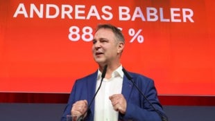 Andreas Babler hat 88,8 Prozent zu verteidigen.