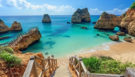 Einige der besten Strände Europas liegen an der Algarve in Portugal.