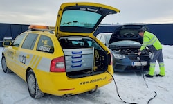 ÖAMTC (hier in Freistadt) und ARBÖ haben derzeit in OÖ 110 Pannenhelfer im Einsatz
