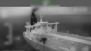 Die Heimatschutzministerin Kristi Noem veröffentlichte ein Video von der Beschlagnahmung des ...