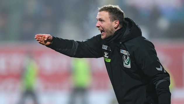 Ried-Coach Max Senft.