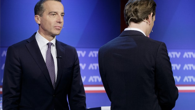 Tun sie's oder nicht? Viel wird derzeit über die Rückkehr der beiden Ex-Kanzler Kern und Kurz ...