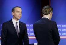 Tun sie's oder nicht? Viel wird derzeit über die Rückkehr der beiden Ex-Kanzler Kern und ...