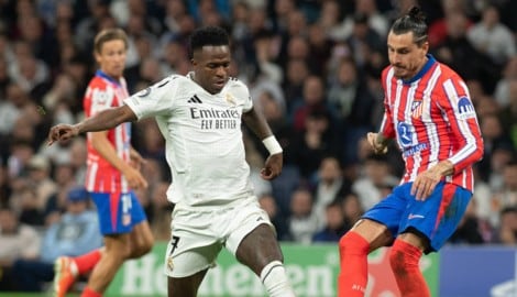 Vinicius Junior ist mit Real heute gegen Atletico im Stadtderby gefordert.