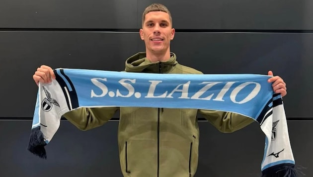 Am Flughafen entstand gleich ein Schnappschuss