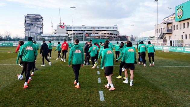 Rapid startete in die Vorbereitung.